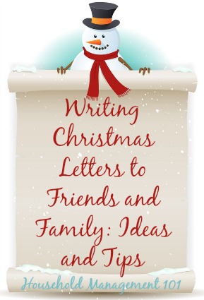 xmas card letter ideas for friends