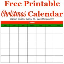 Christmas calendar