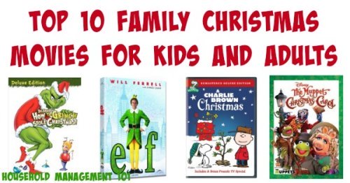 Top 10 Family Christmas Movies For Kids and Adults {on Household Management 101} #Christmas #MovieReviews #HouseholdManagement101