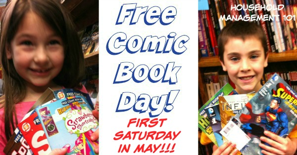 Free Comic Book Day - great free kids activity Free Comic Book Day - great free kids activity