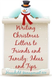 writing Christmas letters to friends and family: ideas and tips