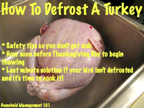 How To Defrost Turkey Make Sure You Start Soon Enough For