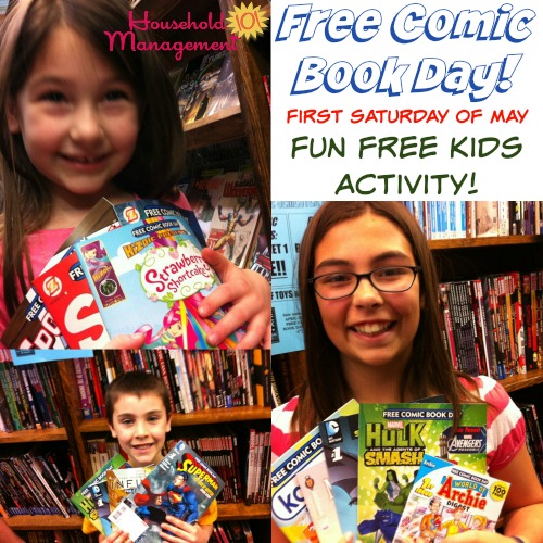 Free Comic Book Day - great free kids activity