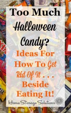 ideas for what to do with leftover Halloween candy
