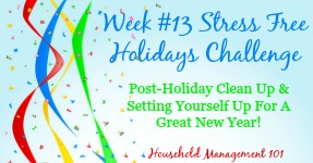Stress Free Holidays Week 13