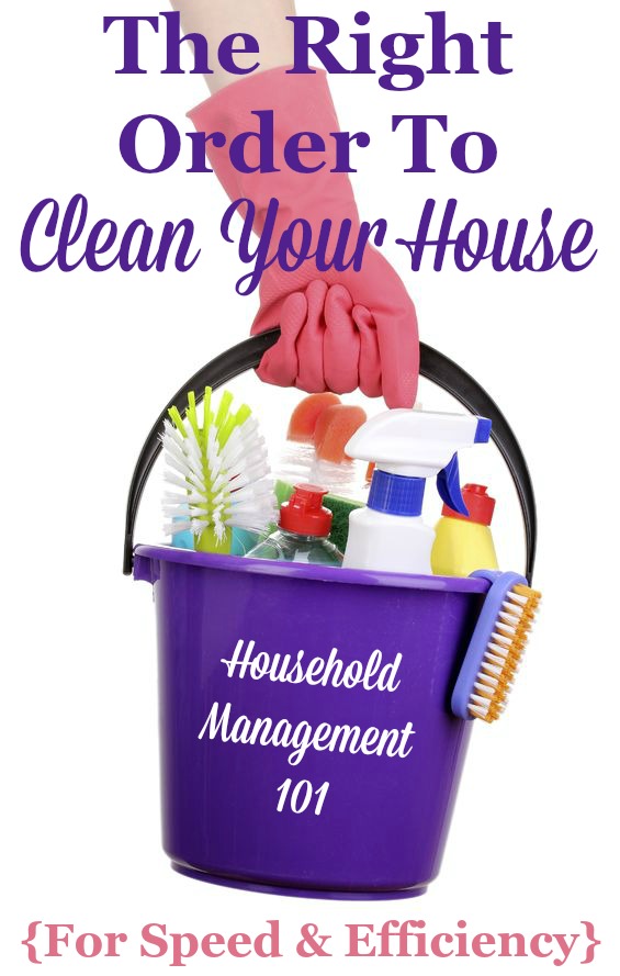 What Order To Clean Your House In