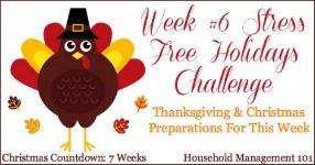 Stress Free Holidays Week 6