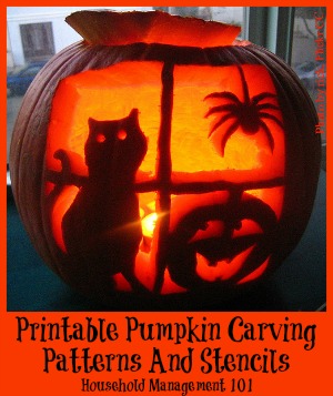 Printable Pumpkin Carving Ideas Scary Pumpkin Stencils Face Patterns