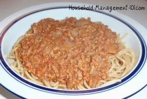 spaghetti meat sauce