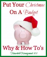 put your Christmas on a budget