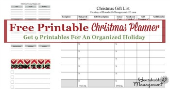 Printable Christmas planner Printable Christmas planner