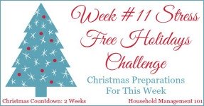 Stress Free Holidays Week 11