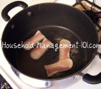 frying salt pork