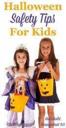 Halloween safety tips for kids