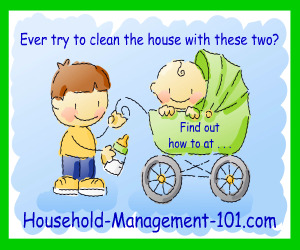 learn how to clean with kids