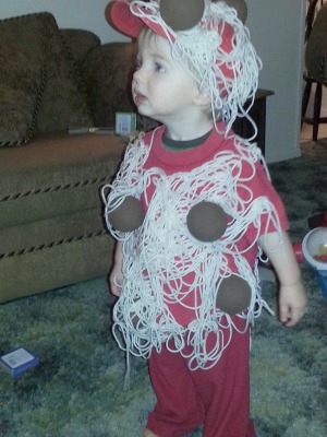 homemade spaghetti and meatballs costumes