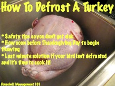How To Defrost Turkey