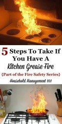 Kitchen Grease Fire Safety Tips