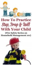 How To Practice Stop Drop And Roll With Your Kids